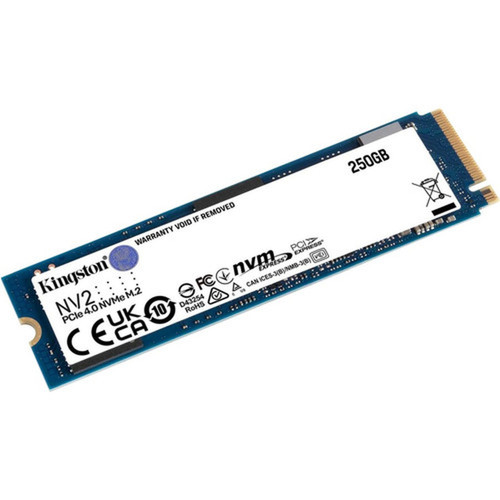 Kingston 250 GB Solid State Drive - M2 2280 Internal - PCI Express NVMe PCI Express NVMe 40 x4 - Desktop PC Notebook Motherboard SNV2S250G