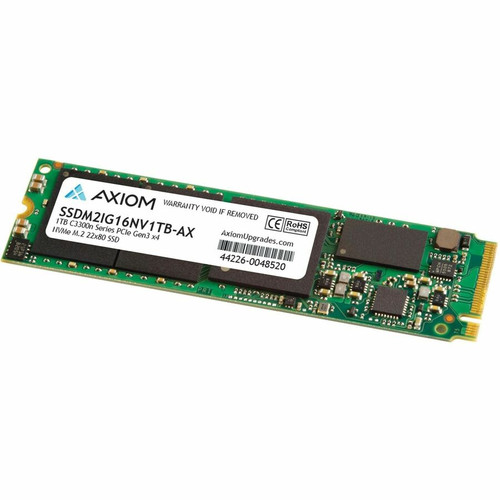 Axiom C3300n 1 TB Solid State Drive - M.2 2280 Internal - PCI Express NVMe (PCI Express NVMe 3.0 x4) - TAA Compliant - Server Device - (Fleet Network)