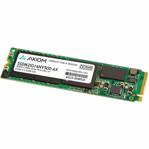 Axiom C3300n 500 GB Solid State Drive - M.2 2280 Internal - PCI Express NVMe (PCI Express NVMe 3.0 x4) - TAA Compliant - All-in-One - (Fleet Network)