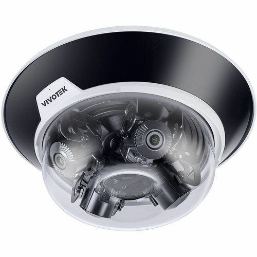 Vivotek MA9322-EHTVL 5 Megapixel Network Camera - Color - Dome - 98.43 ft (30 m) Infrared Night Vision - H.265, H.264, MJPEG - 2688 x (Fleet Network)