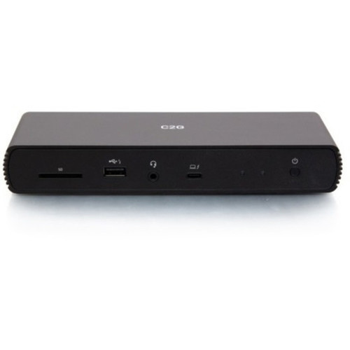 C2G Thunderbolt 4 USB C Dual Display Docking Station with Ethernet - 90W PD - for Desktop PCNotebookMonitorOptical - Memory Card - C2G54537