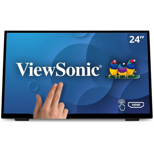 ViewSonic TD2465 23.8" LCD Touchscreen Monitor - 16:9 - 7 ms GTG - 24.00" (609.60 mm) Class - Projected Capacitive - 10 Point(s) - x - (Fleet Network)