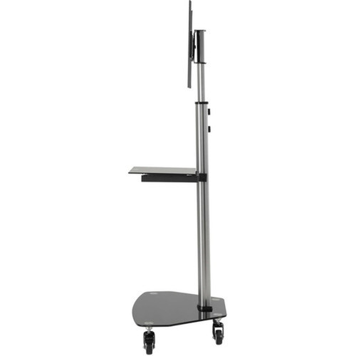 Tripp Lite DMCS3770SG75 Premier Rolling TV Cart - 7938 kg Capacity - 3 7620 mm Caster Size - Glass Steel - 315 Width x 19 x - DMCS3770SG75
