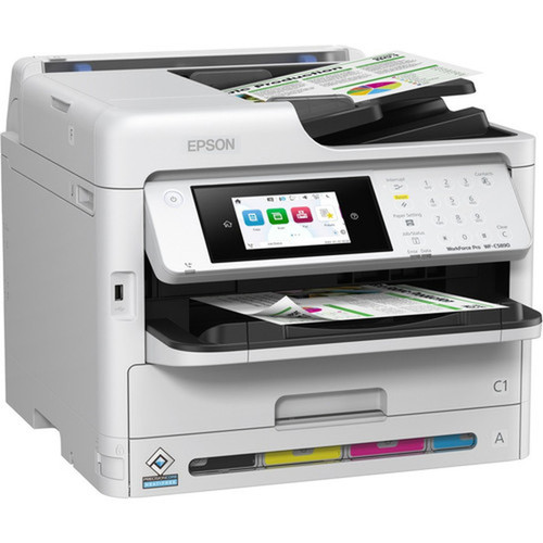 Epson WorkForce Pro WF-C5890 Wireless Inkjet Multifunction Printer - Color - CopierFaxPrinterScanner - 34 ppm Mono34 ppm Color - - C11CK23201