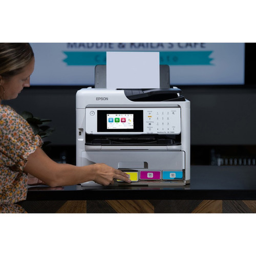 Epson WorkForce Pro WF-C5890 Wireless Inkjet Multifunction Printer - Color - CopierFaxPrinterScanner - 34 ppm Mono34 ppm Color - - C11CK23201