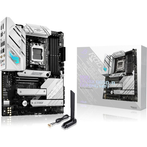 Asus ROG Strix B650-A GAMING WIFI Gaming Desktop Motherboard - AMD B650 Chipset - Socket AM5 - ATX - Ryzen Processor Supported - 128 - ROG STRIX B650-A GAMING WIFI