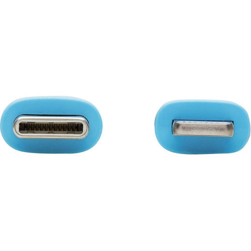 Tripp Lite Safe-IT M102AB-003-S-LB LightningUSB-C Data Transfer Cable - 3 ft LightningUSB-C Data Transfer Cable for iPhone iPad - M102AB-003-S-LB