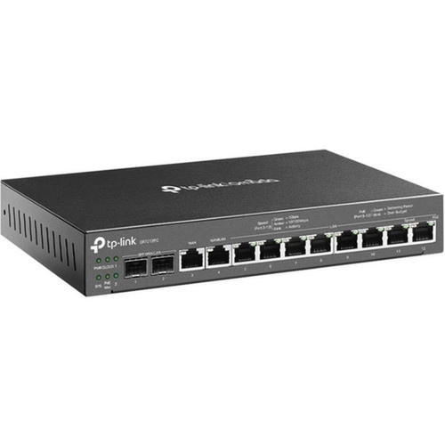 TP-Link ER7212PC - Omada Gigabit VPN Router with PoE Ports and Controller Ability - Limited Lifetime Warranty - 10 Ports - 2 WAN - - ER7212PC