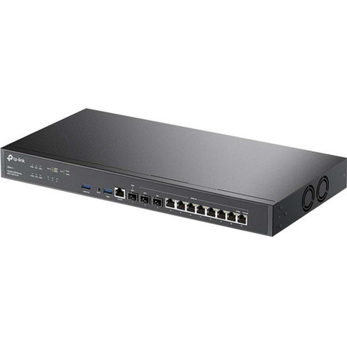 TP-Link ER8411 - Enterprise Wired 10G VPN Router - Limited Lifetime Protection - 8 Ports - 8 WAN Ports - Management Port - 3 - 10 - ER8411