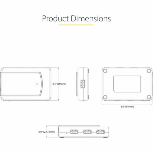 StarTechcom 7-Port USB Hub USB 30 5Gbps USB-A to 7x USB-A Self Powered USB-A Expansion Hub w 35W Power Supply - Self-powered USB 5G7AS-USB-A-HUB