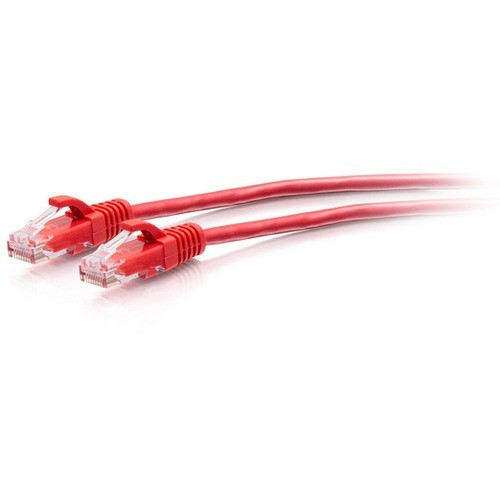 C2G 3ft Cat6a Snagless Unshielded (UTP) Slim Ethernet Patch Cable - Red - 3 ft Category 6a Network Cable for Network Device - First 1 (Fleet Network)