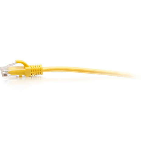 C2G 3ft Cat6a Snagless Unshielded (UTP) Slim Ethernet Patch Cable - Yellow - 3 ft Category 6a Network Cable - First End: 1 x RJ-45 - - (Fleet Network)