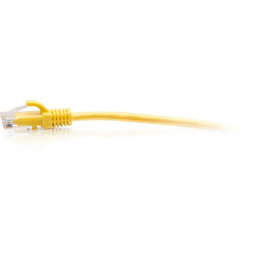 C2G 3ft Cat6a Snagless Unshielded UTP Slim Ethernet Patch Cable - Yellow - 3 ft Category 6a Network Cable - First End 1 x RJ-45 - - C2G30168