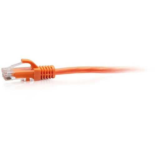 C2G 25ft Cat6a Snagless Unshielded UTP Slim Ethernet Patch Cable - Orange - 25 ft Category 6a Network Cable for Network Device - 1 x C2G30180