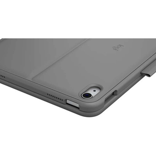 Logitech Slim Folio Carrying Case for 109 Apple Logitech iPad 10th Generation Tablet - Oxford Gray - Bump Resistant Scratch - - 920-011368
