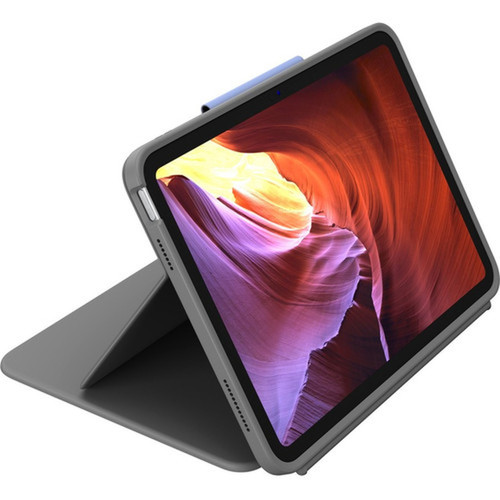 Logitech Rugged Folio Rugged KeyboardCover Case Folio for 109 Apple Logitech iPad 10th Generation Tablet - Graphite - Drop - x 920-011295