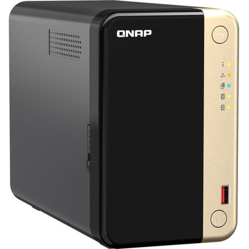QNAP Turbo NAS TS-264-8G SANNAS Storage System - 1 x Intel Celeron N5095 Quad-core 4 Core - 2 x HDD Supported - 0 x HDD Installed - TS-264-8G-US