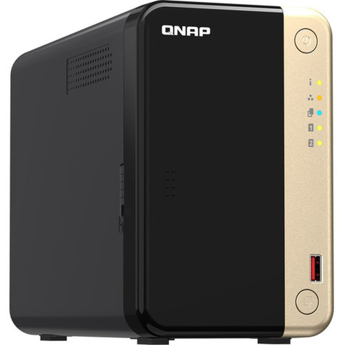 QNAP Turbo NAS TS-264-8G SANNAS Storage System - 1 x Intel Celeron N5095 Quad-core 4 Core - 2 x HDD Supported - 0 x HDD Installed - TS-264-8G-US