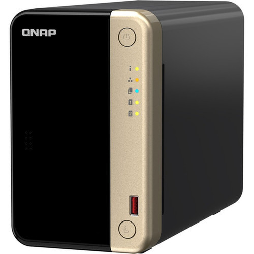 QNAP Turbo NAS TS-264-8G SANNAS Storage System - 1 x Intel Celeron N5095 Quad-core 4 Core - 2 x HDD Supported - 0 x HDD Installed - TS-264-8G-US