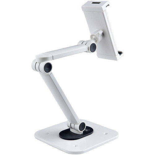 StarTechcom Adjustable Tablet Stand for Desk Up to 1kg Universal Tablet Stand Holder DeskWall Ergonomic Articulating Tablet Mount ADJ-TABLET-STAND-W