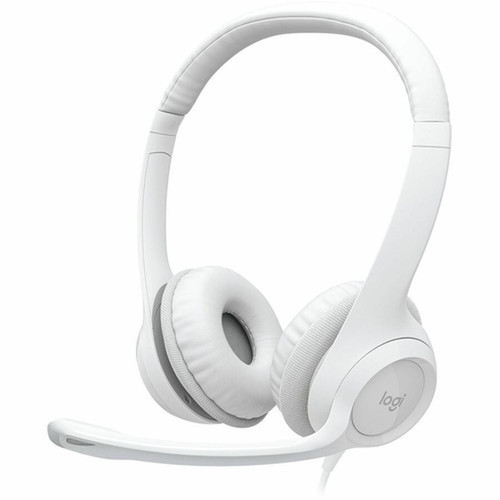 Logitech H390 USB-A Computer Headset - Stereo - USB Type A - Wired - 32 Ohm - 20 Hz - 20 kHz - Over-the-head - Binaural - Circumaural 981-001285