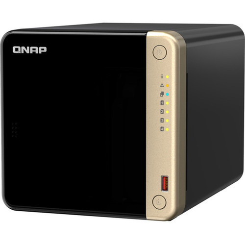 QNAP Turbo NAS TS-464-8G SANNAS Storage System - 1 x Intel Celeron N5095 Quad-core 4 Core - 4 x HDD Supported - 0 x HDD Installed - TS-464-8G-US