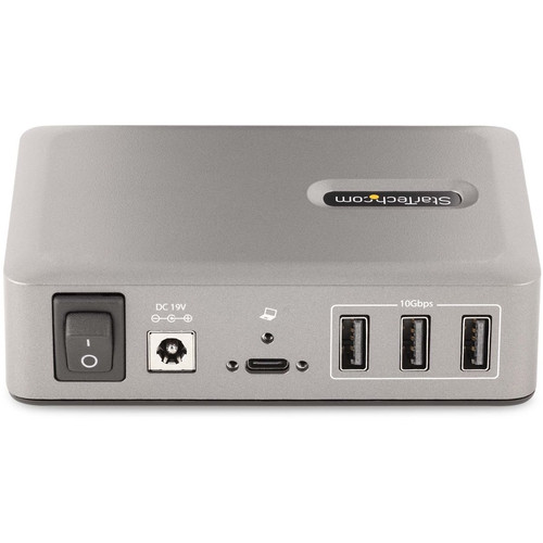 StarTech.com 10G8A2CS-USB-C-HUB 10-Port USB-C Hub - 8x USB-A + 2x USB-C - Self-Powered w/ 65W Power Supply - USB 3.2 Gen 2 10Gbps Desktop Hub