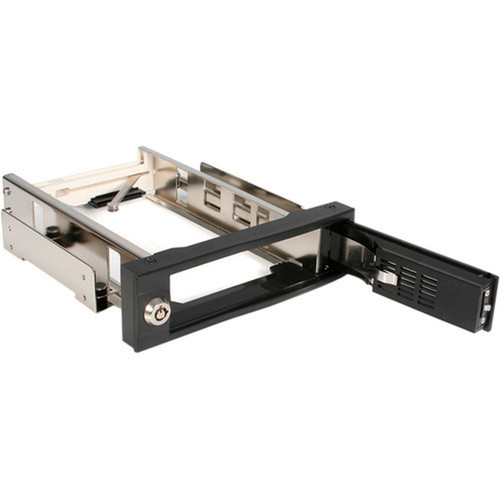 StarTechcom_525_Tray-Less_SATA_Hot-Swap_Hard_Drive_Bay_-_Storage_mobile_rack_-_black_-_1_x_35_-_13H_Internal_Hot-swappable_-_-_HSB100SATBK