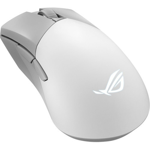 Asus ROG Gladius III Wireless Gaming Mouse - Optical - CableWireless - BluetoothRadio Frequency - 240 GHz - Rechargeable - 1 Pack - P711 ROG GIII WL AIMPOINTWHT
