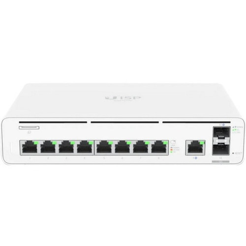 Ubiquiti UISP Console - 9 Ports - Manageable - Gigabit Ethernet 10 Gigabit Ethernet - 1000Base-T 10GBase-X - 2 Layer Supported - - W UISP-Console