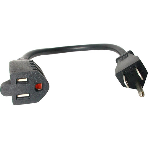 StarTech.com 12in Power Cord Extension - NEMA 5-15R to NEMA 5-15P - 12 (Fleet Network)