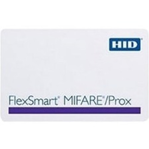 HID FlexSmart Smart Card - Printable - Proximity Card - Glossy White - Composite (Fleet Network)