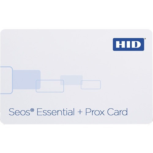 HID Seos Essential + Prox Card - Printable - Proximity Card - 25 - White - Polyester/PVC Composite (Fleet Network)