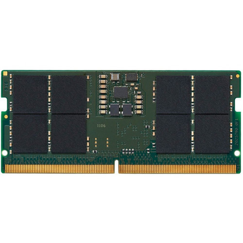Kingston 16GB DDR5 SDRAM Memory Module - For Notebook - 16 GB - DDR5-5600PC5-44800 DDR5 SDRAM - 5600 MHz Single-rank Memory - CL46 - KCP556SS8-16