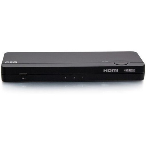 C2G USB C HDMI KVM Switch - 3-Input USB to 4K HDMI Out - Power Delivery - 3 Computers - 1 Local Users - 3840 x 2160 - 6 x USB - 3 C2G54541