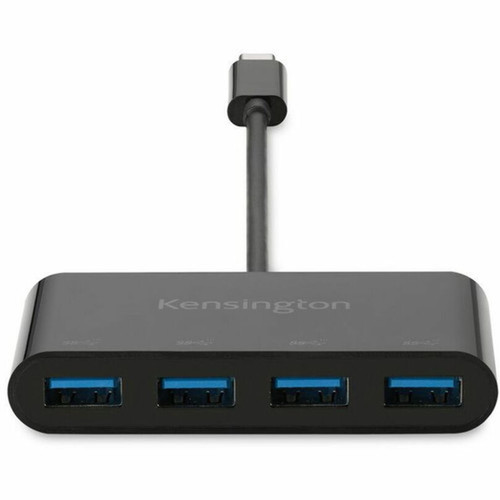 Kensington CH1200 USB-C 10Gbps 4-Port Hub - USB 32 Gen 2 31 Gen 2 Type-C - External - 4 USB Ports - ChromeOS Mac Windows K33616WW