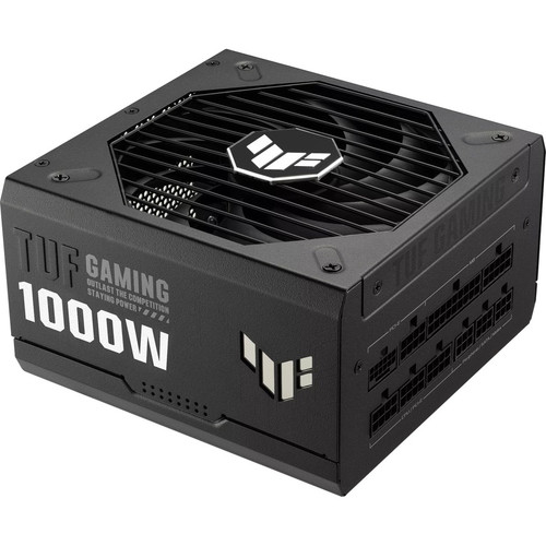 TUF Gaming 1000W Gold - 3.3 V DC @ 25 A, 5 V DC @ 25 A, 12 V DC @ 83.3 A, -12 V DC @ 0.8 A, 5 V @ 3 A Output - 2 Fan(s) - 92% (Fleet Network)