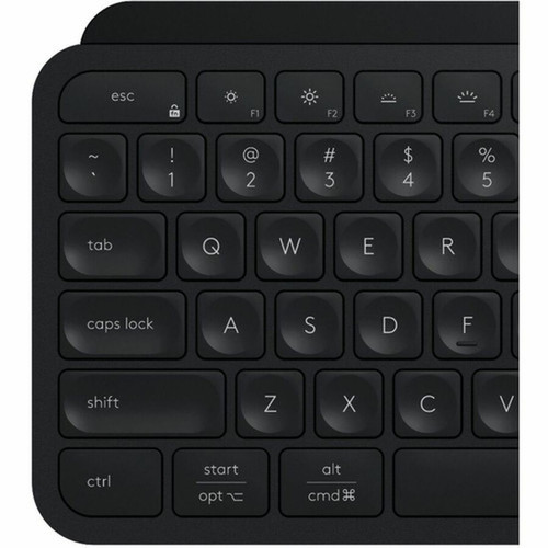 Logitech Keyboard - Wireless Connectivity - Bluetooth - USB Type C Interface - PC Mac - Black 920-011406