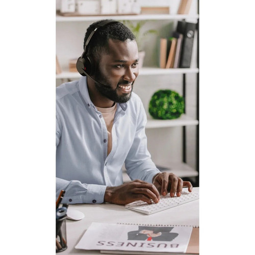 Jabra Evolve2 55 Headset - Stereo - Wireless - Bluetooth - 984 ft - 20 Hz - 20 kHz - On-ear - Binaural - Supra-aural - MEMS Noise - 25599-989-899-01