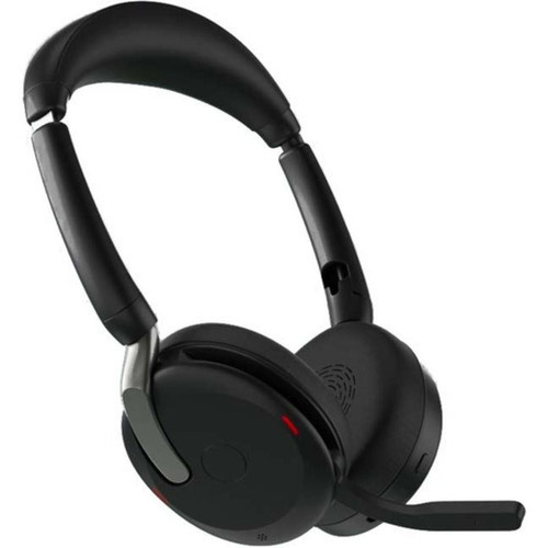 Jabra Evolve2 65 Flex Headset - Stereo - Wireless - Bluetooth - 984 ft - 20 Hz - 20 kHz - On-ear - Binaural - Supra-aural - MEMS - 26699-989-989-01