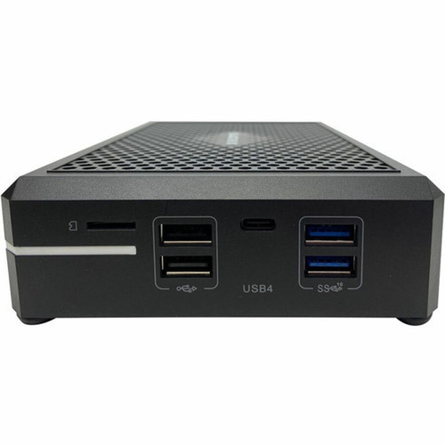 Black Box Emerald DeskVue KVM Receiver - 4K - 3840 x 2160 Maximum Video Resolution - 2 x Network RJ-45 - 5 x USB - 3 x HDMI - 12 V V EMD5004-R