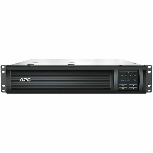 APC by Schneider Electric Smart-UPS 750VA Rack-mountable UPS - 2U Rack-mountable - AVR - 3 Hour Recharge - 545 Minute Stand-by - 120 SMT750RM2UCNC