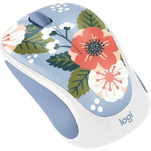 Logitech Design Collection Limited Edition Wireless Mouse - Optical - Wireless - Radio Frequency - 2.40 GHz - USB - 1000 dpi - Scroll (Fleet Network)