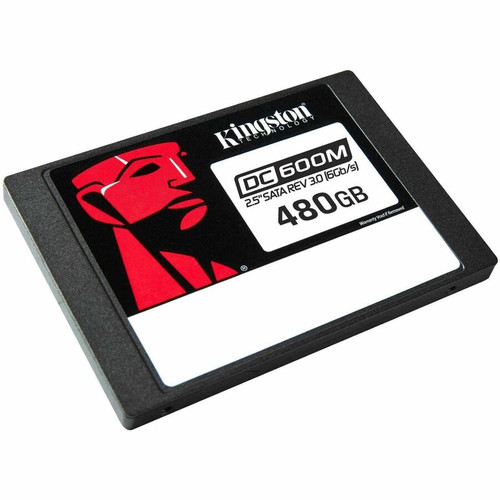 Kingston DC600M 480 GB Solid State Drive - 2.5" Internal - SATA (SATA/600) - Mixed Use - Server Device Supported - 1 DWPD - 876 TB TBW (Fleet Network)