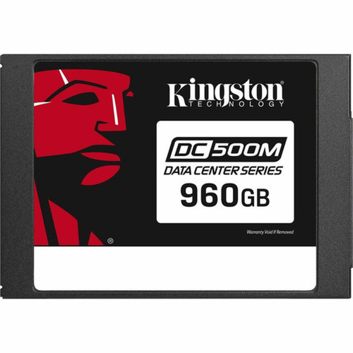 Kingston DC600M 960 GB Solid State Drive - 25 Internal - SATA SATA600 - Mixed Use - Server Device Supported - 1 DWPD - 1752 TB - SEDC600M960G