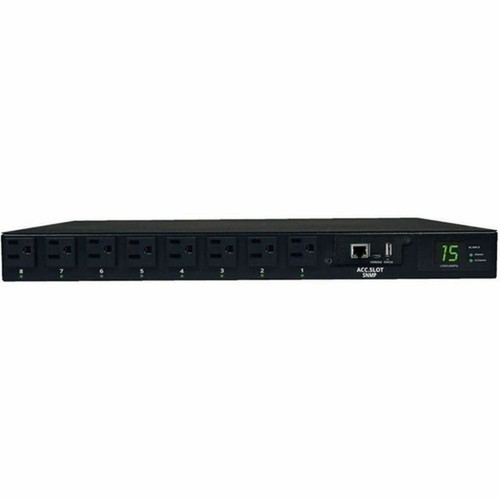 Tripp_Lite_PDUMH15ATNET_PDU_Switched_ATS_120V_15A_8_Outlet_-_8_x_NEMA_5-15R_-_18kVA_-_1U_Rack-mountable_Zero_U_Vertical_Rackmount_PDUMH15ATNET