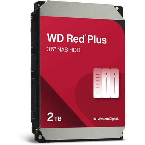 WD Red Plus WD20EFPX 2 TB Hard Drive - 35 Internal - SATA SATA600 WD20EFPX