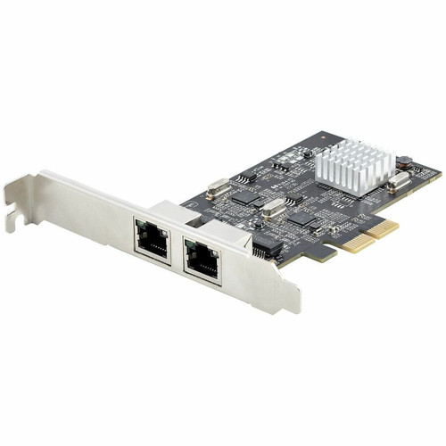 StarTech.com 2-Port 2.5GBase-T Ethernet Network Adapter Card - PCIe 2.0 x2 - Dual-port 2.5Gbps interface NIC; PCIe network card w/ - - (Fleet Network)