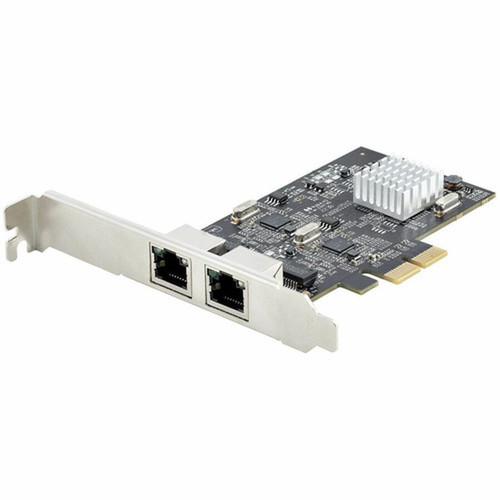 StarTechcom 2-Port 25GBase-T Ethernet Network Adapter Card - PCIe 20 x2 - Dual-port 25Gbps interface NIC PCIe network card w - - PR22GI-NETWORK-CARD