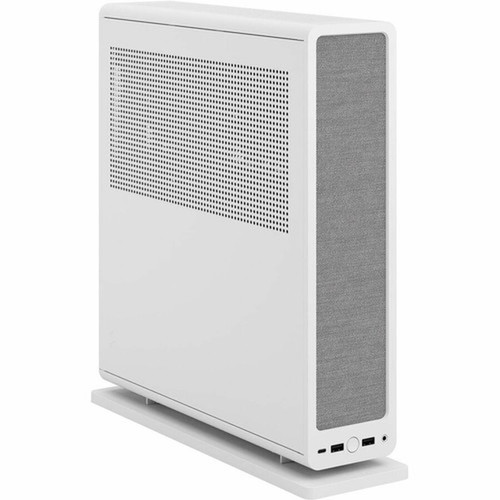 Fractal Design Ridge Computer Case - Small - White - Steel Aluminum - 2 x 551 140 mm x Fans Installed - Mini ITX Motherboard - FD-C-RID1N-12